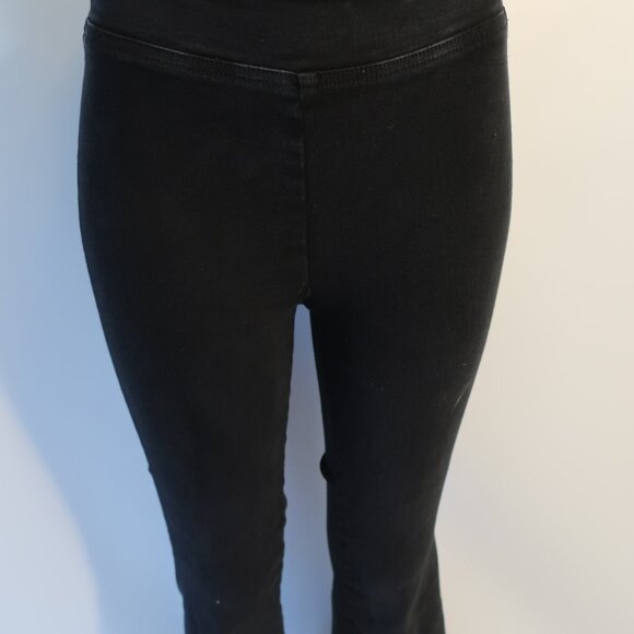 Womens Frame Bardot The Jetset Sheen Noir Black Denim Jean 1 US/S (25"-29") - Picture 6 of 12